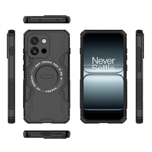 Pełna osłona zawiasu Kompatybilny z OnePlus 13T 5G (wersja krajowa) Wytrzymała obudowa, odporna na wstrząsy, twarda, cienka, solidna, obsługuje bezprzewodowe etui ładujące Ochronne etui na telefon(Noi