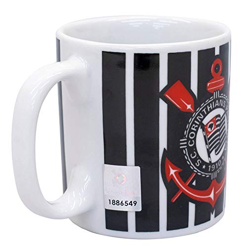 Caneca Porcelana Corinthians 320ml Oficial