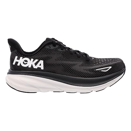 HOKA Hoka Clifton 9 Black/White 1127895-BWHT Men's Size 10 Medium