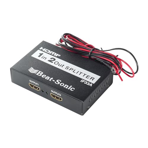 新品未開封ビートソニック　HDMI 1 in 2 out アダプター IF33A Amazon | ビートソニック(Beat-Sonic) インターフェイスアダプター