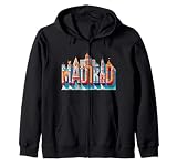 Madrid España Tee - Madrid España Mujer Hombre Deporte Sudadera con Capucha