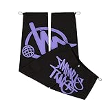 Minus Two Cargo Y2K Herren | Jogginghose Y2k Jeans Baggy | Hip-Hop Cargo Hosen Männer | Harajuku Denim Schwarze Print Loose Men Rock Straight Hose Mit Weitem Bein(S)