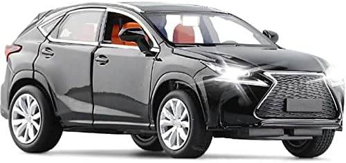 Car Diecast Model 1:32 Children's Toy Car Simulation for Lexus for NX200 Alloy Toys Metal Die - Cast Model Vehicle with Sound and Light (Color : Black)