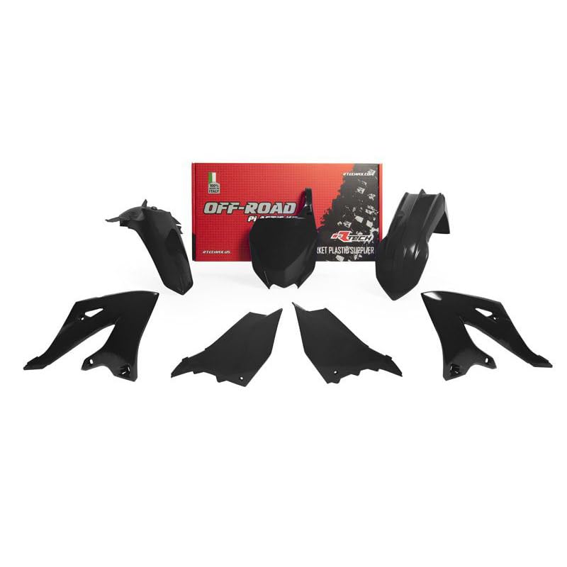 Kit plastiques complet Yamaha YZ125/250 noir pour remplacer carénages cassés