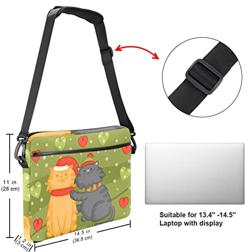 Bolso bandolera para laptop de 13 a 14.5 pulgadas Memphis amarillo multicolor 5