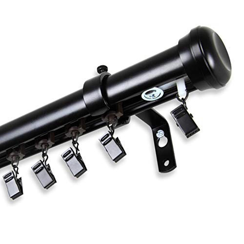InStyleDesign Silver Heavy Duty Traverse Rod - Center Open - Overstock ...