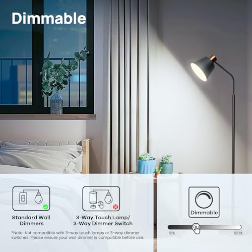 Consciot A19 LED Light Bulbs Dimmable, 60W Equivalent, 5000K, 5 Packs by Consciot - Used condition - Image 5