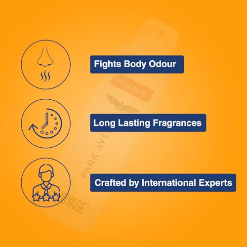 Image of Park Avenue Men Voyage Signature Collection | Deodorant for Men | Fresh Long-lasting Aroma | 220ml Each (Pack of 3)