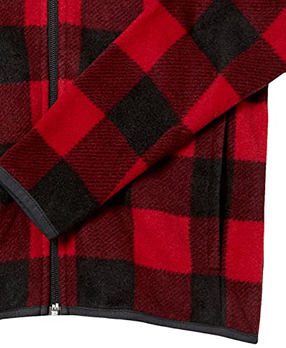 Image of Amazon Essentials Boys and Toddlers' Polar Fleece Full-Zip Hooded Long Sleeve Insulated Coat Jacket