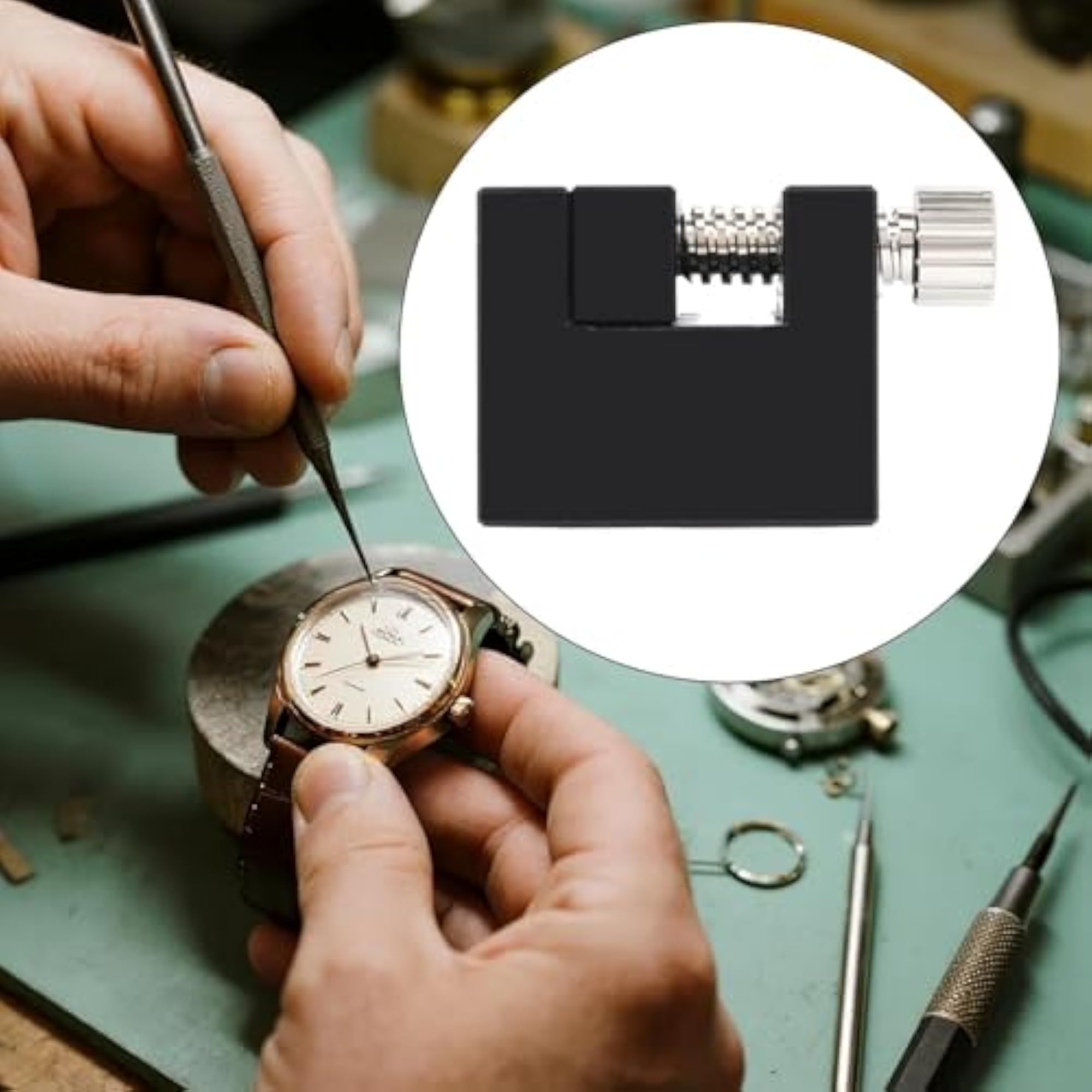 Watch Band Holder Block Repair Tool, Watchmaker Tool