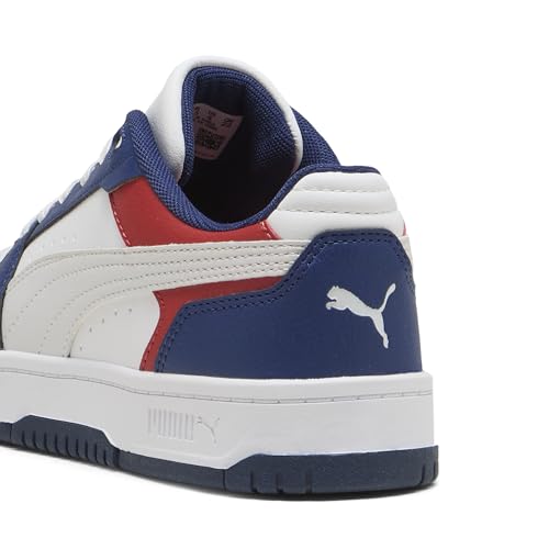 PUMA Unisex-Child Rebound Slam Low Shoes, Blue Jewel-Feather Gray- White AH26, 4.5, Big Kid by PUMA - Used condition - Image 3