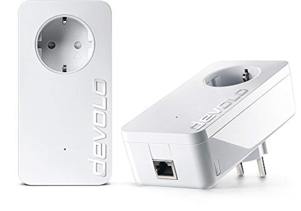 Devolo - Adattatore di rete Powerline dLAN 1200+ Starter Kit, Ethernet, 2pzz.