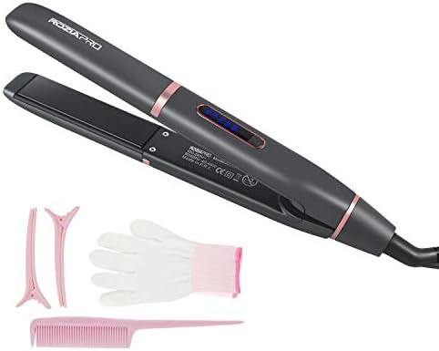 Amazon.com: Alisador de pelo profesional Turmalina iónica plancha plana  alisa y rizos para todos los tipos de cabello, placa de voltaje mundial,  caballero negro : Belleza y Cuidado Personal