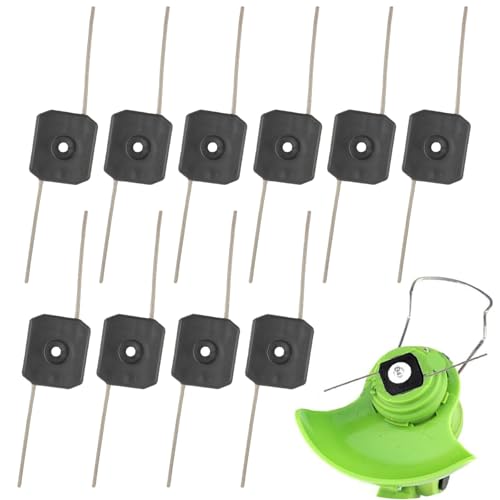 JYINRXI String Trimmer Head Blades Replacement, 10pcs Steel Wire Cutter
