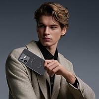 CAUHENYEE für Realme GT7 / 7T 5G Hülle,Eingebauter Magnetring, Rutschfesten Halt,Stoßfest und Kratzfest, Magnetische Handyhülle für Realme GT7 / 7T 5G Case,Schwarz – Ansicht 7