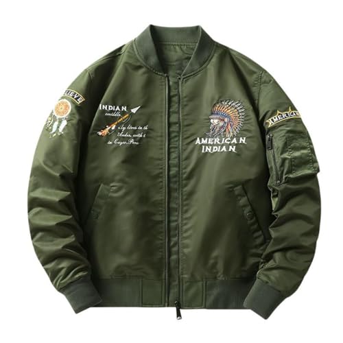 Blouson bomber brodé homme : fini les vestes lourdes au printemps et en automne