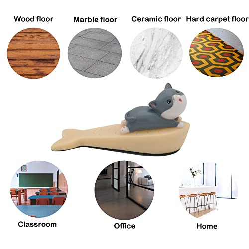 6Pcs Rabbit Hedgehog Bear Duck Cat Dog Animal Door Stopper Cute Door Stop Decorative Doorstop Door Wedge For Bottom Of Door #TOP3