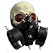 Steampunk Spike Gothic Japanese Cosplay Masuqes Gas Mask Respirator #102 Black
