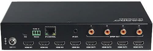 AVARRO 0E-HDMIMX4 HDMI Switcher Rear Panel