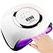 Lampe UV Sèche Ongles,AMAYGA 168W Séchoir à Ongles Professionnel avec Capteur Automatique,LCD Ecran,4 Minuteries 10/30/60/99S,LCD Ecran Intelligent Lampe UV Sèche Ongles pour Toutes Les Gels