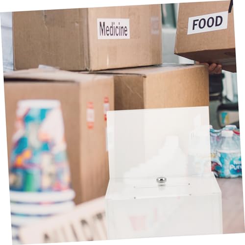 Villcase 08WX9HB25066NU Box Acrylic Case Money Jar Survey Storage Baskets thumb #5