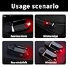 Solar Powered Fake Car Alarm LED Light, Red Flashing Anti-Theft Warning Lamp with Light Sensor, USB Backup Charging, Simulated Vehicle Security System for Cars, Trucks, Motorcycles #5