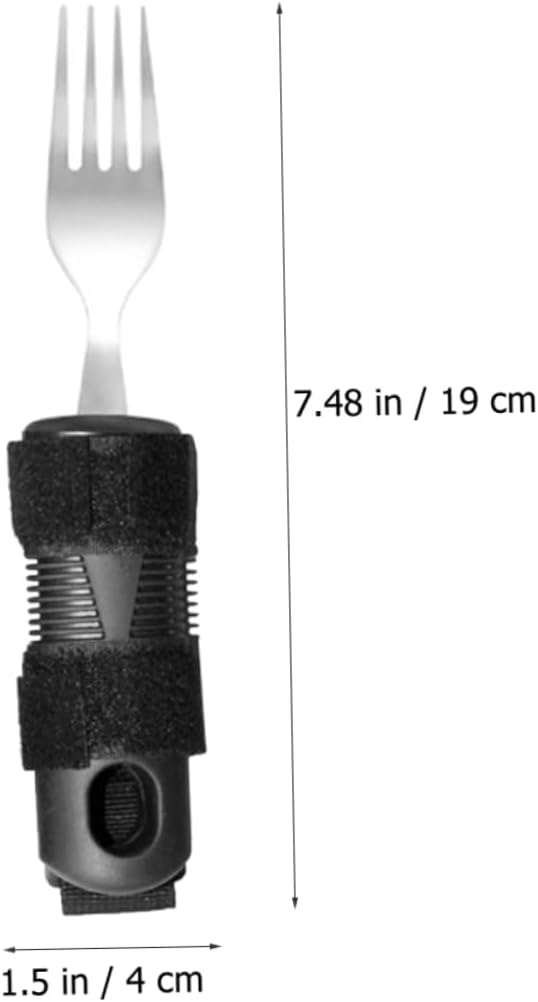 Elderly Adaptive Fork Non-Slip Fork Stainless Steel Adaptive Utensils Dinnerware