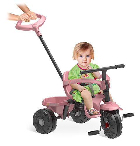 Triciclo Smart Plus Bandeirante Rosa