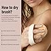 2 Pack Dry Brushing Body Brush, Natural and Soft Bristle Shower Brush for Body Cleaning, Exfoliating Bath Brush for Lymphatic Drainage Improve Circulation, Body Exfoliator Scrubber for Women Men
