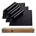 Produktbild Collory Premium Dauerbackfolie (3er Set), Backpapier wiederverwendbar, Backfolie schwarz, Backunterlage Teflon antihaftend, Dauer- Backmatte, Dörrfolie, Lebensmittelecht BPA-Frei, EXTRA DICK, 40x33cm