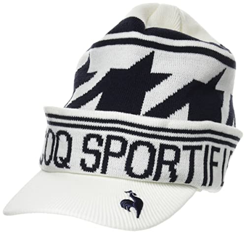 [ルコックスポルティフゴルフ] 【22年秋冬モデル】 ゴルフ キャップ ニットキャップ 保温 スタイリッシュ メンズ WH00(ホワイト) FREE サイズ
