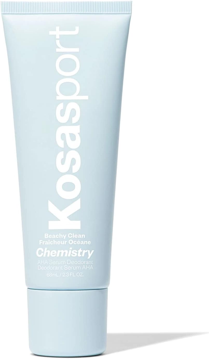 Chemistry Deodorant - Aluminium and Baking Soda Free + BO-Fighting AHA Serum that Exfoliates, Softens, and Nourishes the Skin, (Beachy Clean)