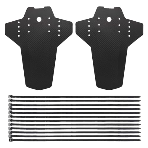 Shweehon 2-Pack Mountain Bike Mudguards for 26", 27.5", 29" Wheels (Black)