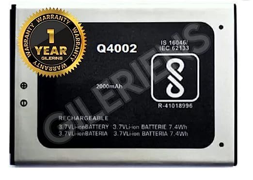 Image of Original Q4002 Battery for Micromax Bharat -4 Diwali Edition Q4002 /spark Go Q409A Battery with 1 Year Warranty****(P136)