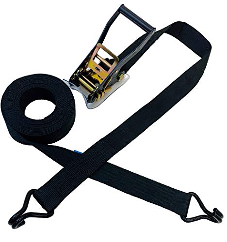 Amazon.co.jp: 三方良し 黒色ラッシングベルトフック ベルト幅50mm 荷重3t Jフック ラッシングベルトトラック用 ラチェットベルト  ロープ 荷物固定 荷台 トラック ラチェット式タイダウンベルト ラチェット バンド 荷締めベルト (黒, フック5m 幅50mm 固定側0.5ｍ) :  DIY ... ラックラチェットストラップ (ペア) 1.4インチ ブラックスクエアチューブマウント Jフック付き 幅1.5インチ x 長さ7.5フ