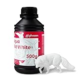Phrozen Aqua-Oat White | Standard Resina para LCD/DLP/SLA Impresoras 3D | Curado Rápido, Baja Contracción - Blanco (0.5kg)