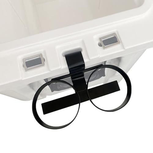 Cooler Cup Holder, Compatible with Most Coolers, Biforous Cooler Beverage Holder, Cooler Accessory（Black Metal ）
