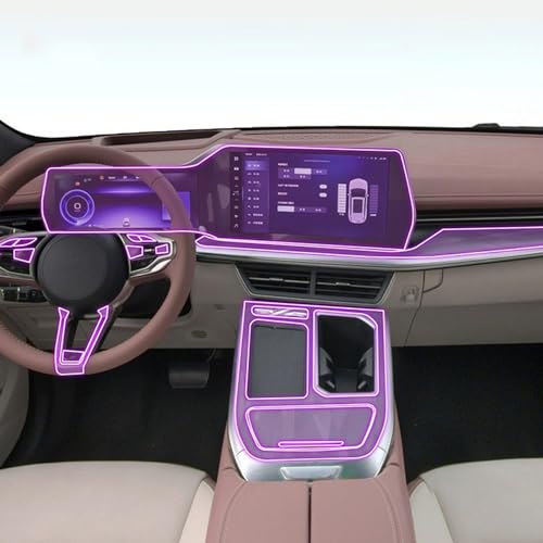 Accessoires PPF de voiture Haval XY 2022-2023 - Protection écran de navigation GPS JCAKES