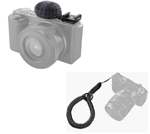 SmallRig Cold Shoe with Windshield ZV-1F / ZV-E10 / ZV-1 / ZV-E1 / ZV-1 II + Camera Wrist Strap