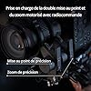 DJI RS 4 Pro, Stabilisateur Nacelle 3 Axes pour Caméras DSLR et Cinéma Canon/Sony/Panasonic/Nikon/Fujifilm, Prise de Vue Verticale Native 2e gén., Charge Utile de 4,5 kg, Double Focus, Zoom Motorisé