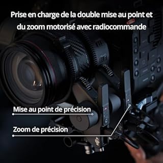 DJI RS 4 Pro, Stabilisateur Nacelle 3 Axes pour Caméras DSLR et Cinéma Canon/Sony/Panasonic/Nikon/Fujifilm, Prise de Vue Verticale Native 2e gén., Charge Utile de 4,5 kg, Double Focus, Zoom Motorisé