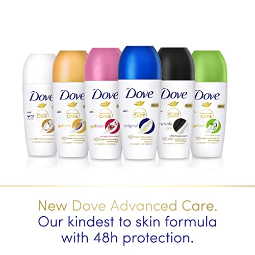 Dove Advanced Care Invisible Dry Anti-perspirant Deodorant pack of 6 with Triple Moisturising technology roll-on for 48 hours of protection 50 ml - Image 6