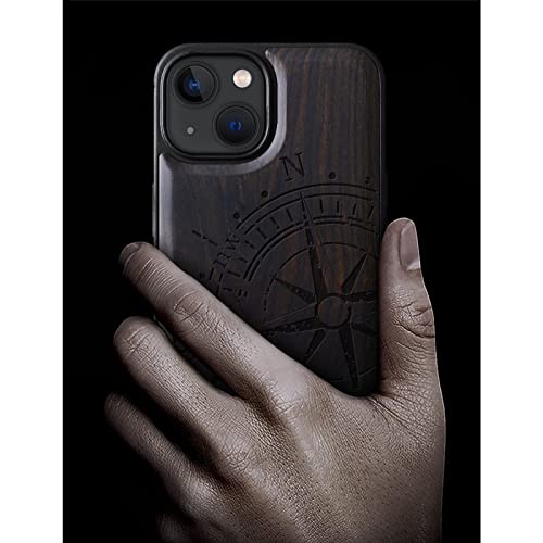 Coque bois iPhone 13 Mini aimantée pour baroudeurs urbains