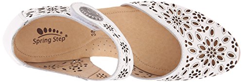 Spring Step Women's Nougat Wedge Sandal, White, 37 Eu/6.5-7 M Us #TOP4