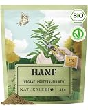NaturaleBio Bio-Hanfproteinpulver Vegan