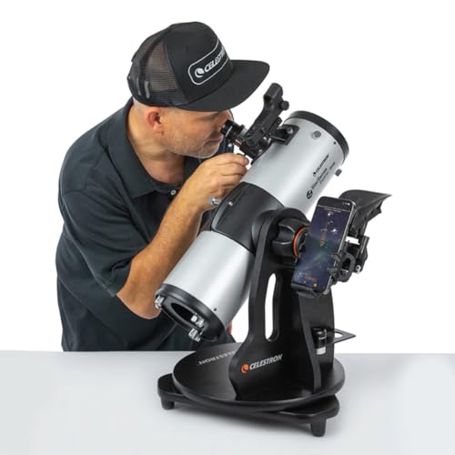 Celestron StarSense Explorer 114AZ App-Enabled Telescope – 114mm Tabletop Dobsonian with Smartphone Dock & StarSense App – iPhone & Android Compatible – Easy-to-Use for Beginners