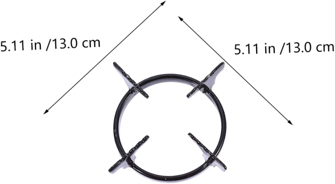 Mikinona 4pcs Gas Stove Racks Pot Stands Wok Support Rings Gas Burner Racks for Stove Top