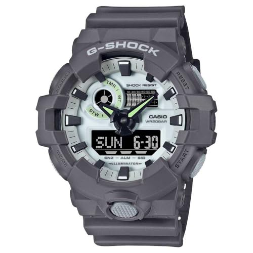Casio Watch GA-700HD-8AER, Grigio, grigio, Cinghia