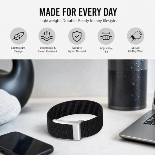 Image of Compatible with Whoop 5.0 Band Straps, Dark Gray Silicone Replacement Band for Fitness Training, Water Activities, Adjustable Breathable Sport Strap for Men and Women