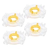 GLEAVI 4pcs Octagonal Joystick Plate Bases for Game Console Repair Easy Installation Compatible Various